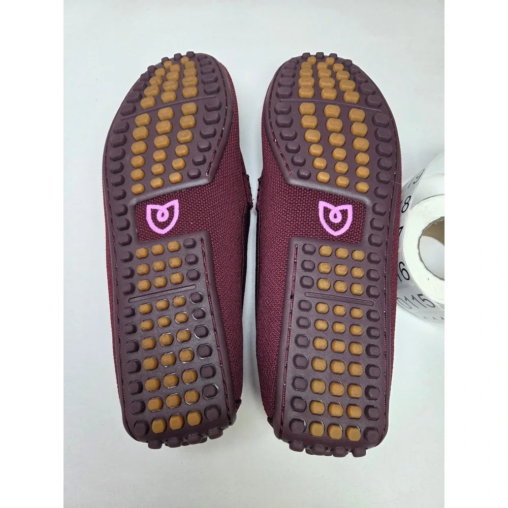 Rothy's The Driver loafers in a beautiful burgundy wine color Women's US Size 10